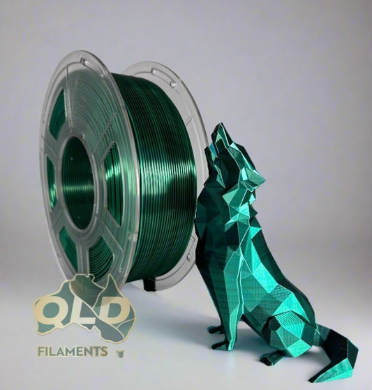 Black & Green - Dual Silk PLA+