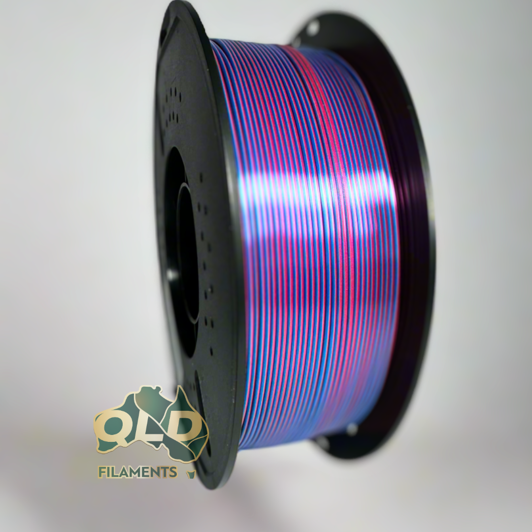 Gold, Purple, Red & Blue - Quad Silk PLA+